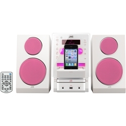 【クリックで詳細表示】iPod/iPhone対応マイクロコンポーネントシステム(ピンク) UX-LP55-P