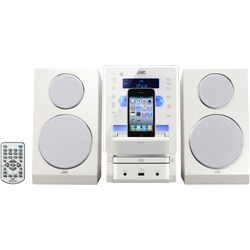 【クリックで詳細表示】iPod/iPhone対応マイクロコンポーネントシステム(ホワイト) UX-LP55-W