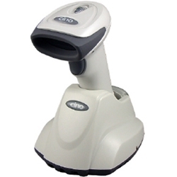 【クリックで詳細表示】CINO社製ワイヤレスバーコードスキャナ アイボリー F688BT-G-USB