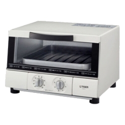 【クリックで詳細表示】オーブントースター  ワイドタイプ ホワイト KAE-G130W