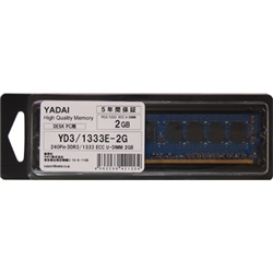 DDR3 PC3-10600 240pin 2GB ECC U-DIMM YD3/1333E-2G
