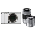富士フイルム レンズ交換式プレミアムカメラ X-A2 <ダブルズームレンズキット>：ホワイト X-A2WH/1650II/50230II