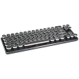 タイプライターデザイン メカニカル(茶軸) USBキーボード KFK51N...