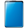 耐衝撃&自動暗号化機能搭載 USB3.0&2.0用 ポータブルHDD 1TB アクアマリンブルー HD-PNT1.0U3-LJ