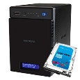 NETGEAR Inc. ReadyNAS 104 4ベイ デスクトップ型 3TB×1 【NAS専用HDD搭載モデル】 RN10400-3TB01-ST