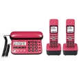  デジタルコードレス留守番電話機（子機2台） チェリーピンク TF-SD15W-CP