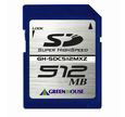 150倍速ハイスピードSDカード 512MB 1年保証 GH-SDC512MXZ
