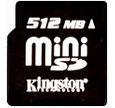 miniSDカード 512MB SDM/512FE