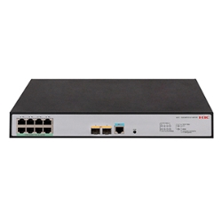 H3C S5008PV5-EI-HPWR L2 Ethernet Switch with 8*10/100/1000BASE-T PoE+ Ports (AC 125W) and 2*1000BASE-X SFP PortsA(AC) 9801A415