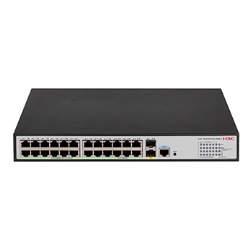 H3C S5024PV5-EI-PWR-S L2 Ethernet Switch with 16*10/100/1000BASE-T PoE+ Ports 8*10/100/1000BASE-T Ports and 2*1000BASE-X Ports (AC) 9801A40W