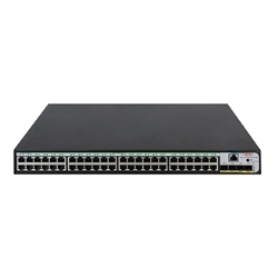 H3C S5048PV5-EI-PWR L2 Ethernet Switch with 48*10/100/1000BASE-T PoE+ Ports (AC 370W) and 4*1000BASE-X SFP PortsA(AC) 9801A419