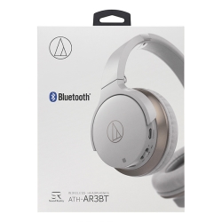 オーディオテクニカ Bluetoothヘッドホン ホワイト ATH-AR3BT WH - NTT