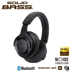 SOLID BASS Bluetooth ヘッドホン ブラック ATH-WS990BT BK