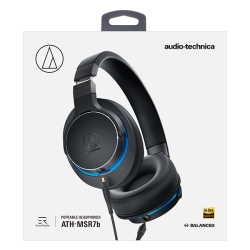 オーディオテクニカ ポータブルヘッドホン ATH-MSR7b BK - NTT-X Store