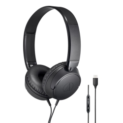 �w�b�h�z�� �I�[�f�B�I�e�N�j�J ATH-S120C BK �I���C���[ �L�� 1.2m USB Type-C �R�l�N�^ �}�C�N WEB��c�p �����R���t �y�� �R���p�N�g