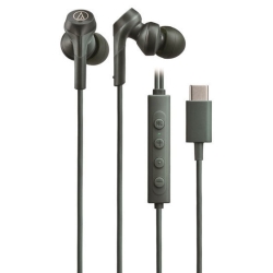 �C���z�� �w�b�h�Z�b�g ATH-CKS330NC �m�C�Y�L�����Z�����O�@�\���� USB Type-C�p �}�C�N�t�� �O���[��