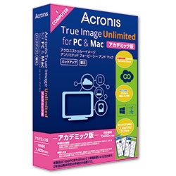 Acronis True Image Unlimited for PC and Mac - 1 Computer - Academic THJVB4JPS