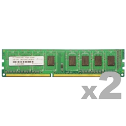 DDR3-1600 240pin UDIMM 2GB×2 ȓd ADS12800D-H2GW