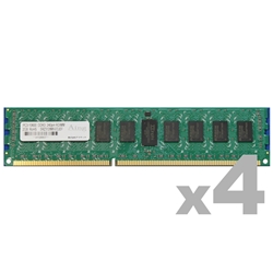 【クリックで詳細表示】サーバー用 DDR3-1333 RDIMM 8GB×4枚組 DR ADS10600D-R8GD4