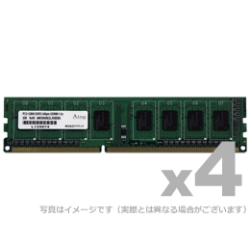 DDR3-1600 240pin UDIMM 4GB×4 ȓd ADS12800D-H4G4
