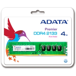  4GB DDR4 2133 288pin Unbuffered DIMM e[pbP[W AD4U2133W4G15-R