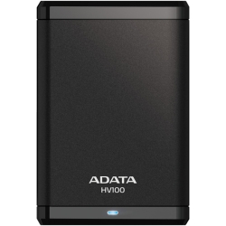 ADATA HV100 ポータブル外付けハードドライブ 2TB ブラック AHV100