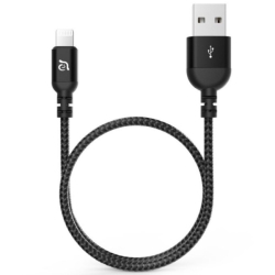 PeAk III C120B USB-A to Lightning ϋvP[u 120cm ubN ACBAD3AL120BBK