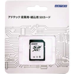 産業用 SDXCカード 64GB Class10 UHS-I U1 aMLC ブリスターパッケージ EXC64GPBWHBECDAZ