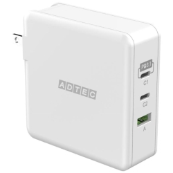 Power Delivery 3.1Ή GaN AC[d/140W/USB Type-C 2|[g Type-A 1|[g/zCg APD-V140AC2-WH