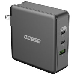 Power Delivery 3.1Ή GaN AC[d/140W/USB Type-C 2|[g Type-A 1|[g/ubN APD-V140AC2-BK