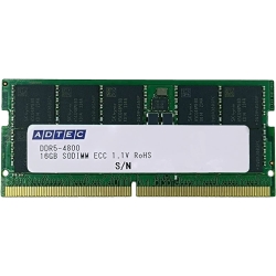 DDR5-4800 SO-DIMM ECC 16GB 1Rx8 ADS4800N-E16GSB