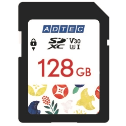 SDXCカード 128GB UHS-I U3 V30 ADC-SZTX128G/U3