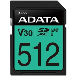 Premier Pro SDXC 512GB C10 V30 ASDX512GUI3V30S-R