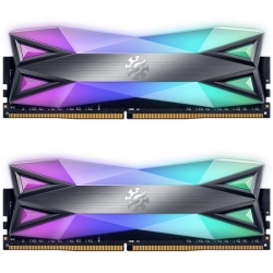 XPG SPECTRIX D60G TUNGSTEN GREY DDR4-3200MHz U-DIMM 16GB×2 RGB DUAL COLOR BOX AX4U320016G16A-DT60