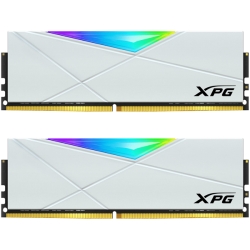 XPG SPECTRIX D50 WHITE DDR4-3600MHz U-DIMM 16GB×2 RGB DUAL COLOR BOX AX4U360016G18I-DW50