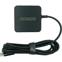 Power DeliveryΉ GaN AC[d/65W/P[ǔ^ USB Type-C 1.5m/ubN APD-A065-w15C-BK