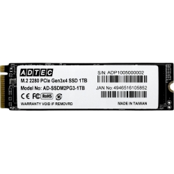 3D NAND SSD M.2 NVMe PCIe Gen3x4(2280) AD-SSDM2PG3 1TB