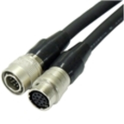 エイム電子 CCDカメラ延長ケーブル 丸型12ピンオス/メス(高屈曲タイプ/ボード側延長仕様) 10m ACAM-H12PS-RT-10EX