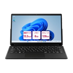 aiwa tab WS13 Windows11Pro 2in1^ubg^PC (Intel N150 4Core/8GB/SSD128GB/13^L@EL/Windows11Pro 64bit/SIMXbgȂ/𑜓x:1920x1080)