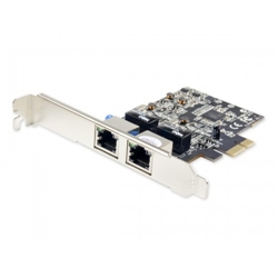 Dual Port Gigabit Ethernet Network PCI-e x1 Controller Card SY-PEX24028