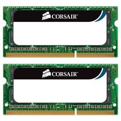 Corsair PC3-8500 DDR3-1066 8GB(4GBx2) 204PIN SODIMM For NoteBook CM3X8GSDKIT1066 G