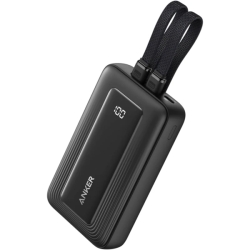 ANKER Anker Zolo Power Bank (10000mAh 30W Built-In USB-C / ライトニングケーブル) ブラック A1680N11
