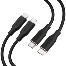 Anker PowerLine III Flow USB-C & USB-C P[u 0.9m 2{Zbg ubN