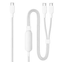 Anker USB-C �� USB-C �P�[�u�� (2-in-1 140W) 1.8m �z���C�g