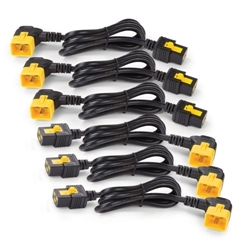 Power Cord Kit (6 ea) Locking C19 to C20 (90 Degree) 0.6m AP8712R