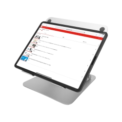 ARCHISS ノートパソコン用アルミスタンド LIFT UP-STAND BY ME シルバー AS-LUBM-SL