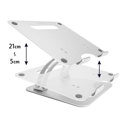 ARCHISS ノートパソコン用アルミスタンド LIFT UP-STAND BY ME シルバー AS-LUBM-SL