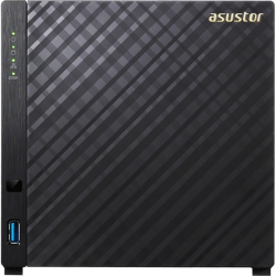 ASUSTOR NAS 4xC Intel Celeron Quad-Core 2GB DDR3L 1000BASE-T x2 USB 3.2 Gen-1 x3 HDMI Wake-on-LAN AES-NI 3Nۏ AS3204T v2