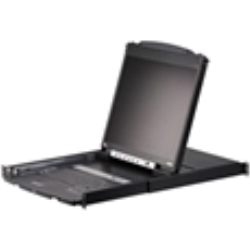 ATEN 19インチLCD一体型8ポートKVMドロワー/マルチインターフェース/ショートレール CL5808NJJS