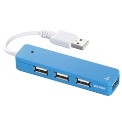 BUFFALO USB2.0Hub oXp[ 4|[g u[ BSH4U06BL